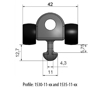 Bilde av Trykkslider 11mm  m/svivel