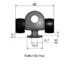 Bilde av Trykkslider 19mm for webbing