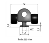 Bilde av Trykkslider 16mm for webbing