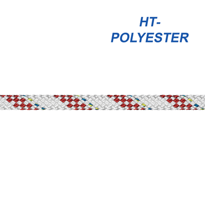 Vis detaljer for Herkules 16 mm hvit/rød 100 m Bilde av Herkules 16 mm hvit/rød 100 m