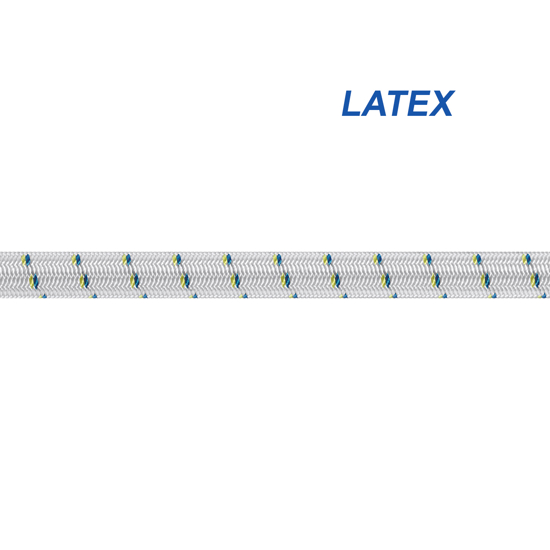 Bilde av Gummiline   4 mm hvit 100 m