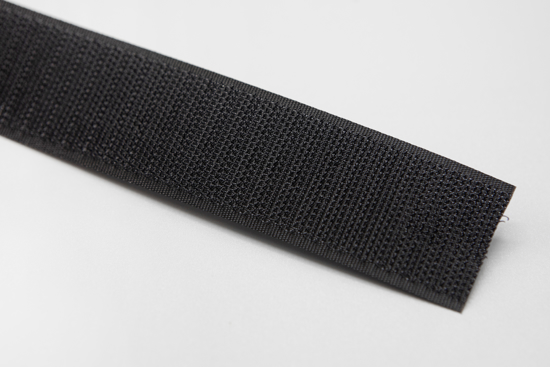 Bilde av Borrelås hard/hook 25 mm elastisk sort