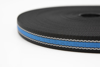Bilde av PP bånd 25 mm m/refleks sort/blå enkel