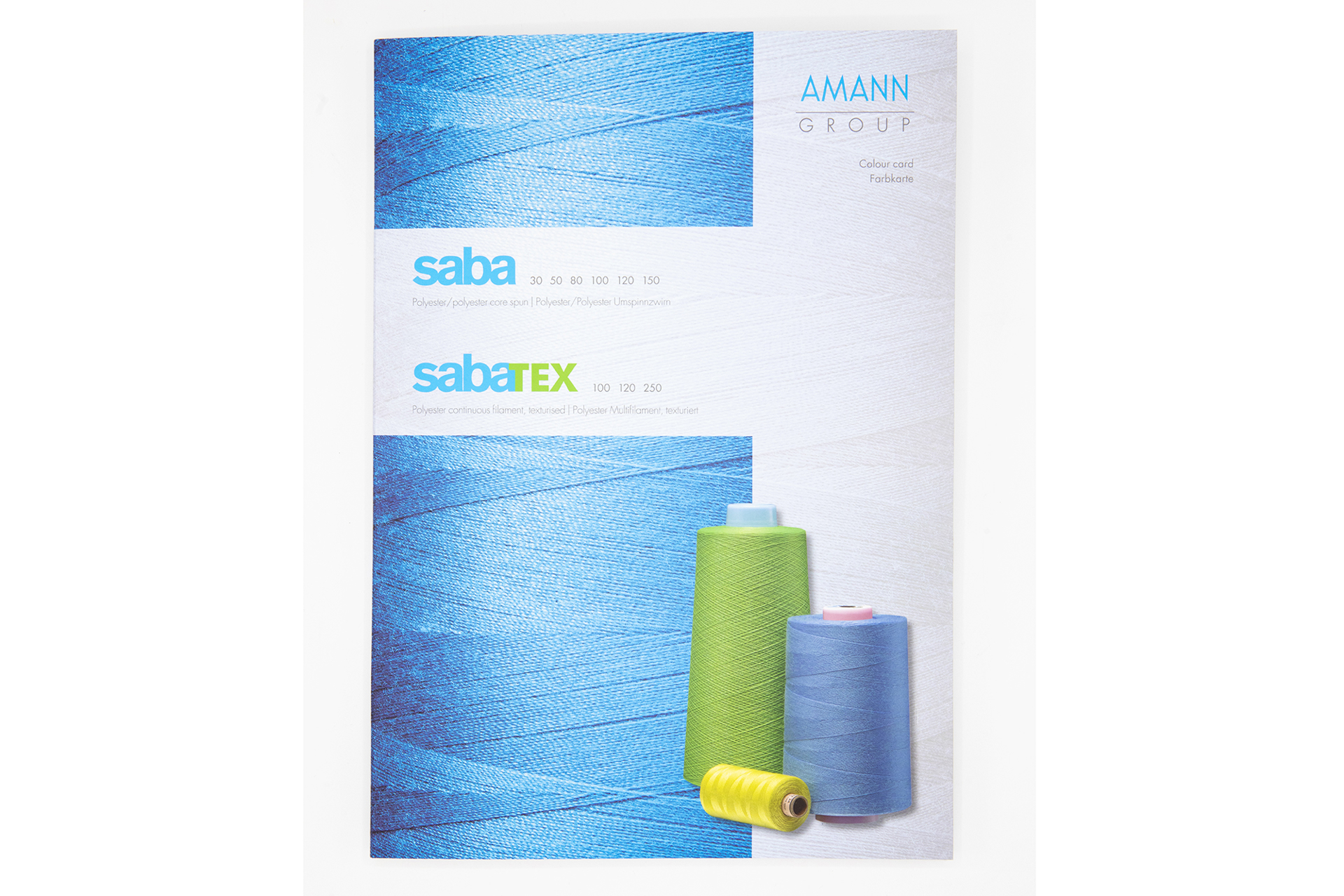 Lorentzen & Pladsen AS. Fargekart Amann Saba 30-150 + Sabatex 100-250