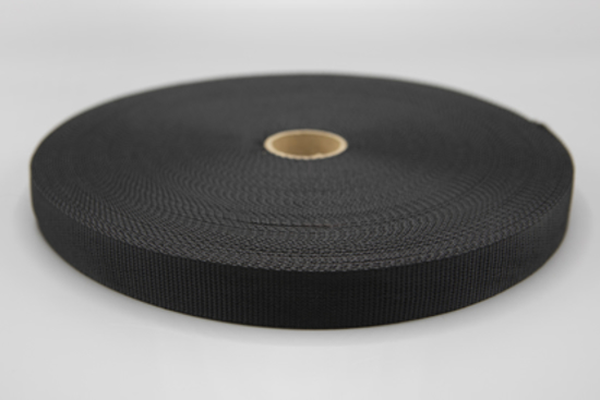 Bilde av PES bånd standard 25 mm sort 100 m FR