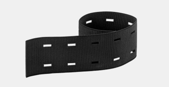 Bilde av Strikk 50 mm m/hull - lengder à 320mm