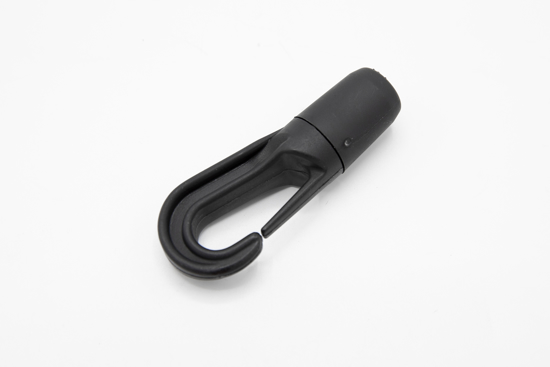 Bilde av Karabinkrok strikk/snor sort