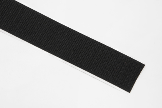 Bilde av Borrelås Premium hard/hook 50 mm m lim PS18 sort